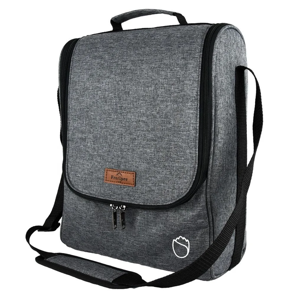 

Deluxe Insulated Thermal Camping/Picnic Cooler Wine Carrier Tote Bag Perfect For Picnic And Camping trips