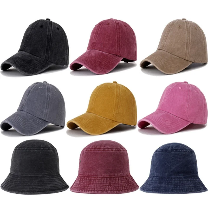 Vintage Duckbill Washed Denim Baseball Cap