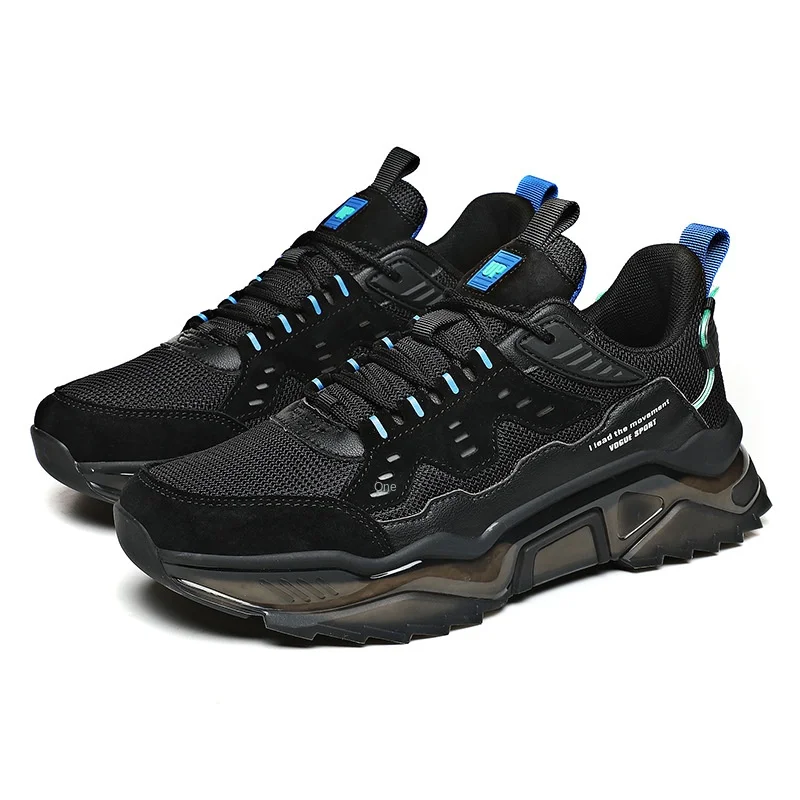 

2022 new daddy shoes trend men's breathable casual sports mesh shoes fashion personality walking style shoes