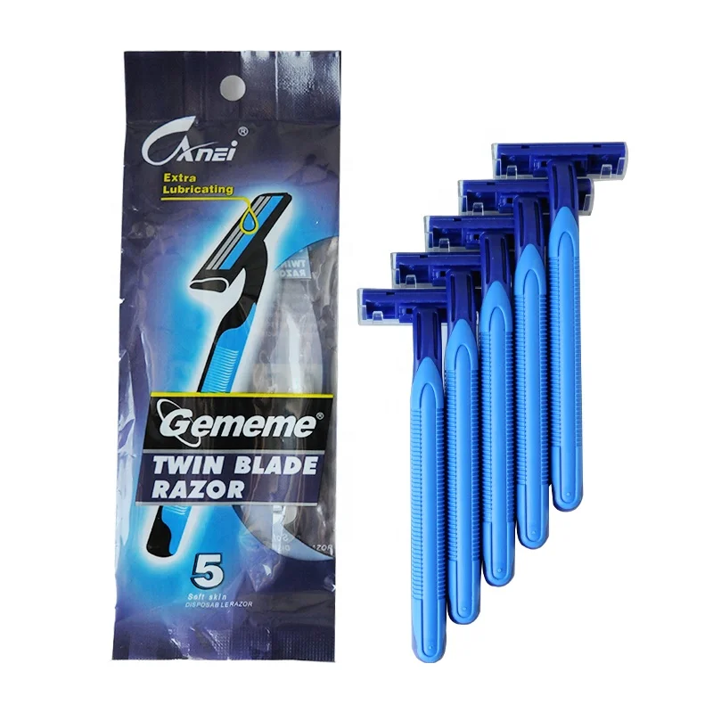 

Luxury Twin Blade Razor No Electric With Disposable Shaving Razor For Men or Women, Customized color