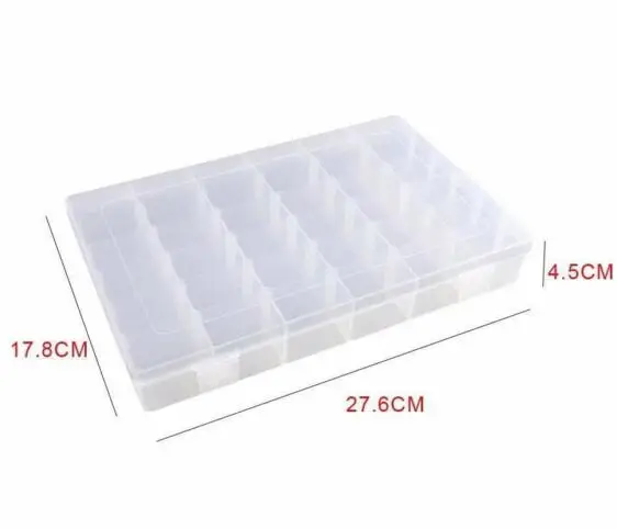 

28 Slots 36 Slots Storage Box Plastic Case Home Organizer Jewelry Beads Boxes