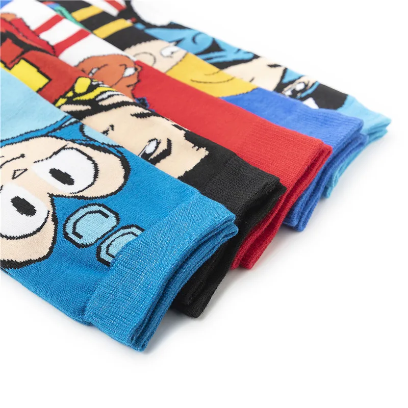 High Quality Wholesale Cheap Sock Custom Socken Comic Character Cotton