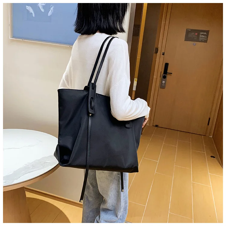 Stylish shoulder women hand bags Oxford Cloth leisure tote bag