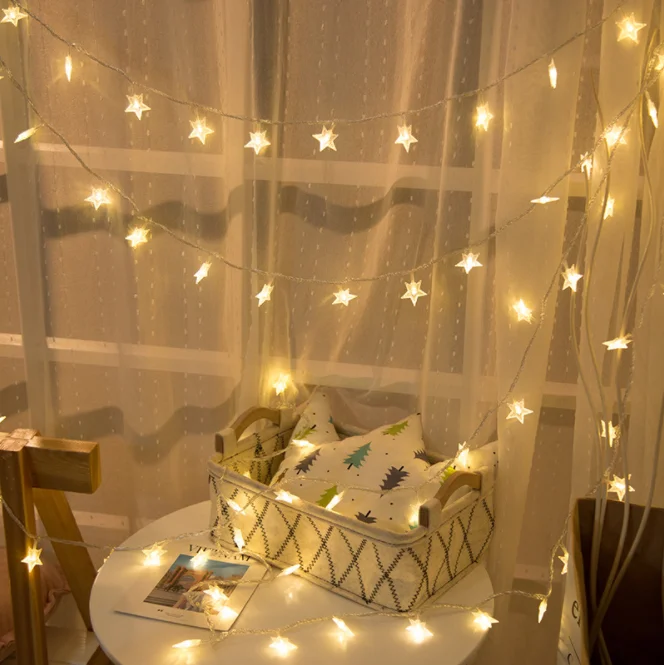 Twinkle Star Light Little Star String Lights for Girls Bedroom