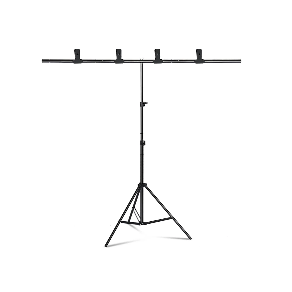 

Photography Photo Studio T-Shape Backdrop Background Stand Frame Support System Kit For Video Chroma Key Green Screen With Stand