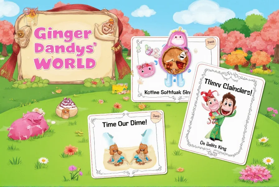 Ginger Dandy's World creator demonstrating a sensory activity with preschoolers using colorful rice and containers