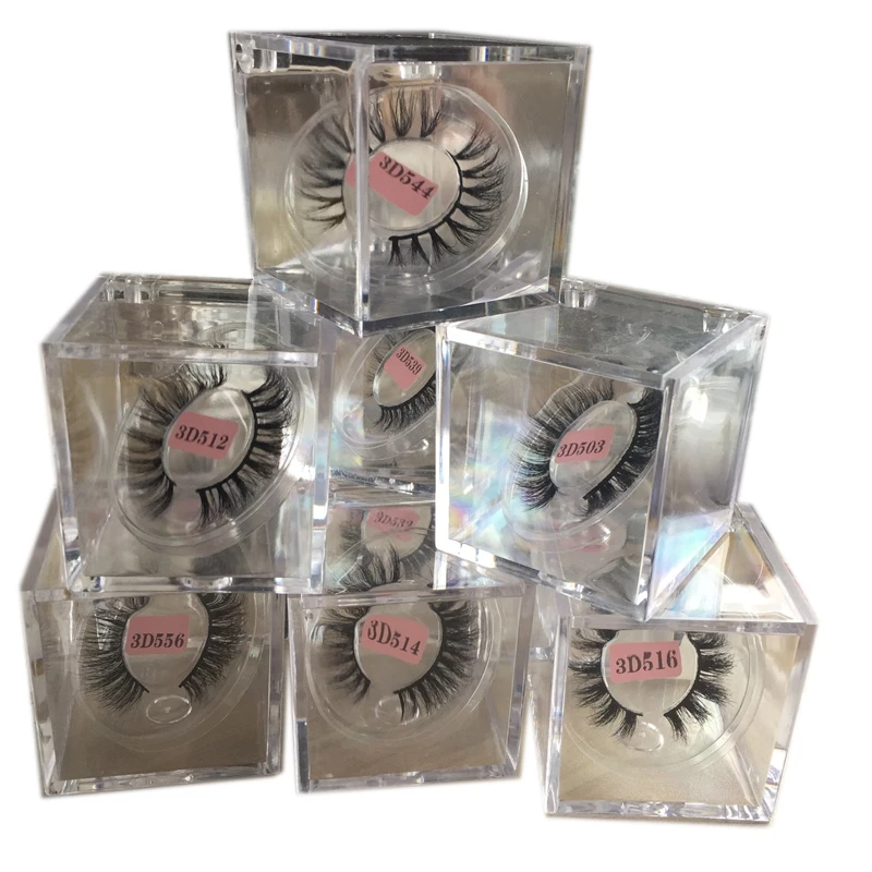 

square lashbox acrylic lash case clear lashes box lashes3d wholesale vendor bulk