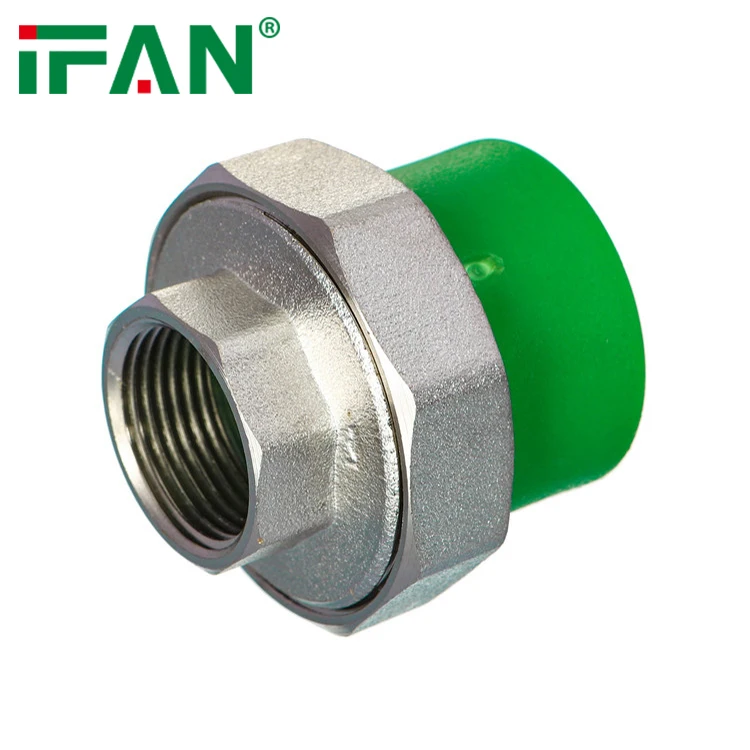 

IFAN Free Sample Green White Color Plastic PPR Union PPR Fittings For Water Supply