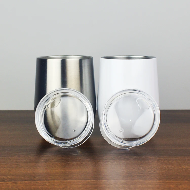 

High Quality 12 Ounce Wine Silver Sublimation Tumbler