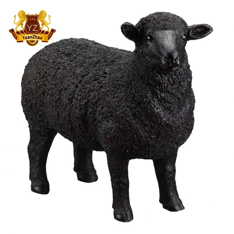 Fiberglass Suffolk Sheep Standing Lamb Resin Garden Statue Outdoor Decoration Buy Suffolk