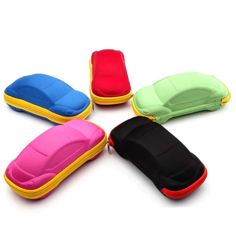 

Cheap Eyeglasses Box For Kids Car Shape EVA Custom Sunglasses Colorful Storage Case