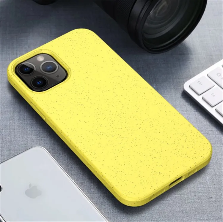

2020 New Phone Accessories Biodegradable Phone Case For Iphone 12 Pro Bio Wheat Straw Case