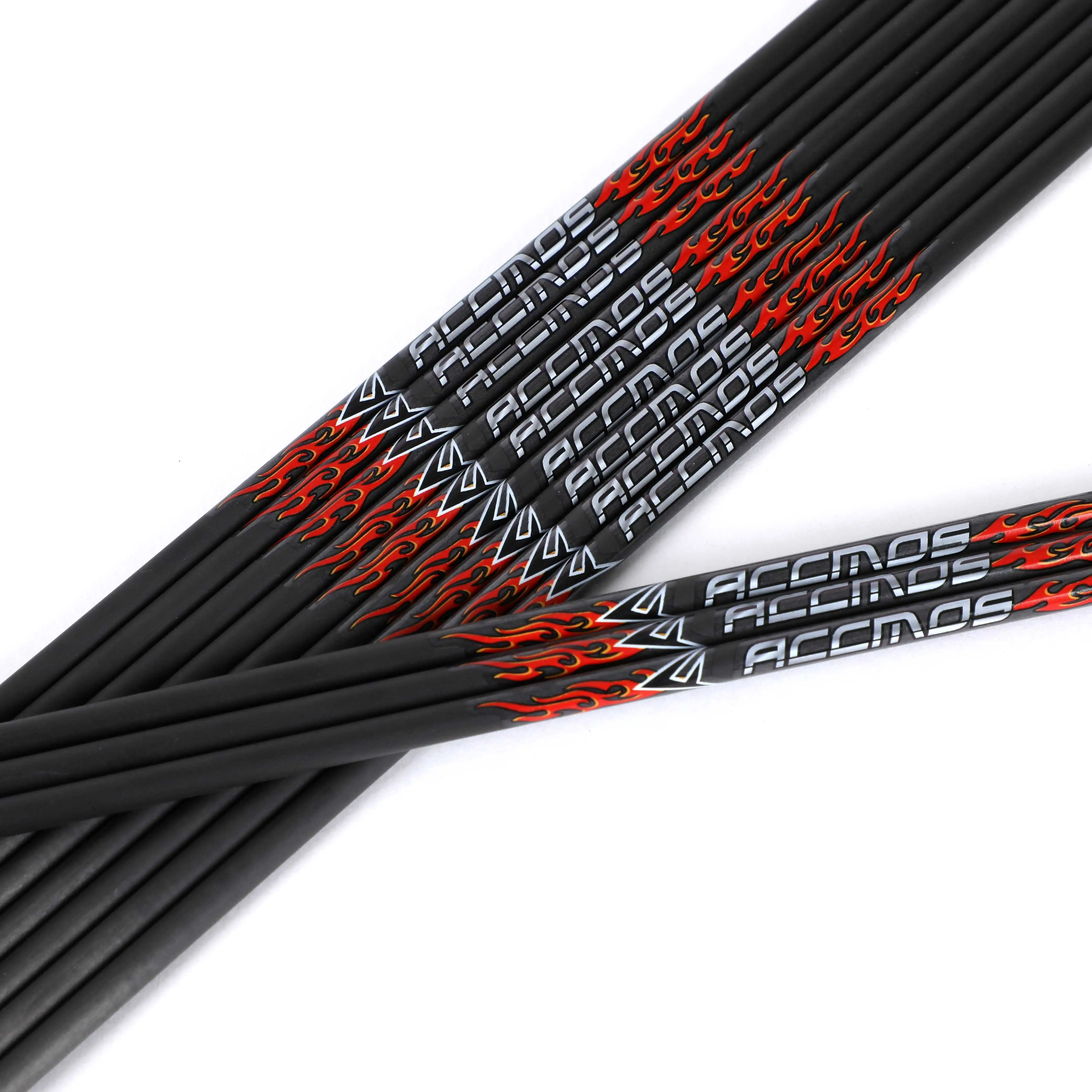 

ACCMOS ID4.2 Spine 300 -1800 Black Pure Carbon Recurve Bow and Arrow Shaft Archery DIY hunting arrow pure carbon archery