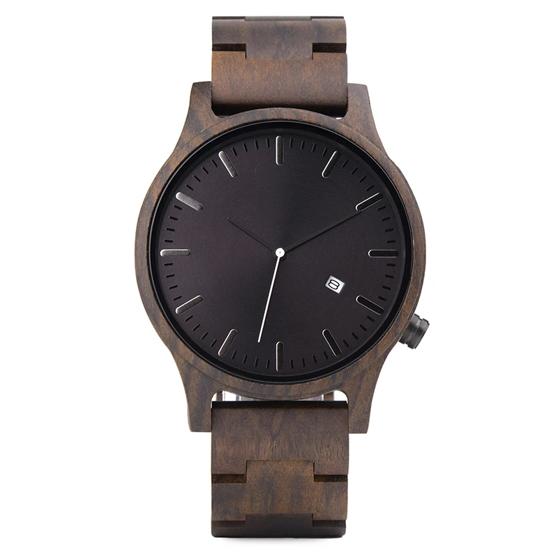 

Factory low MOQ engraving wood custzomized logo watches quartz mens watch