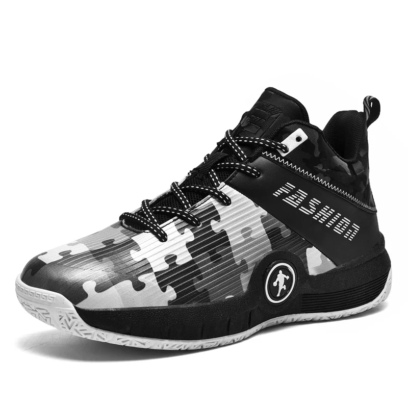 

Hot Sale Breathable Sport Shoes New Student Sneakers Youths Fashion Cheap Outdoor Basketball Shoes, Orange, blue, black