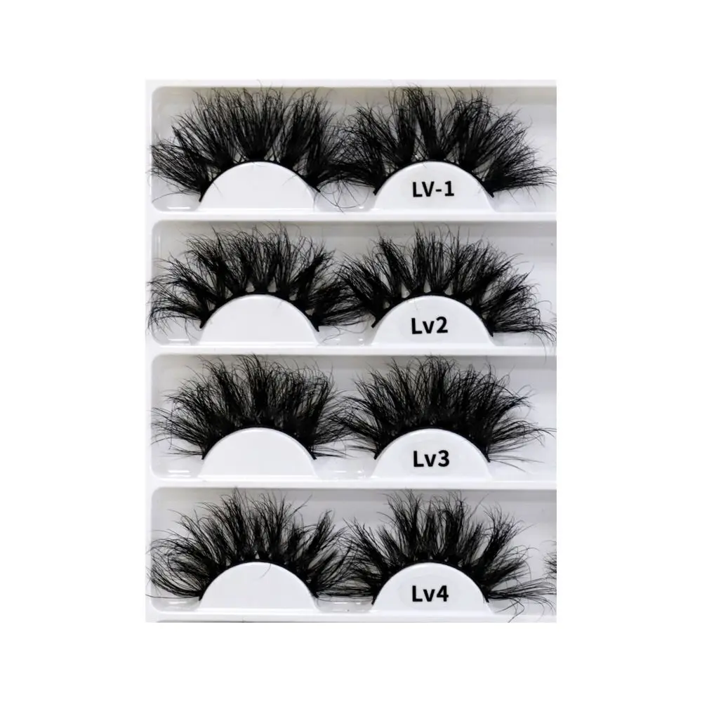 

qingdao eye lashesh factory super curl mink lashes 3D 5D lasheswholesale lashes3d mink wholesale vendor 25mm, Black