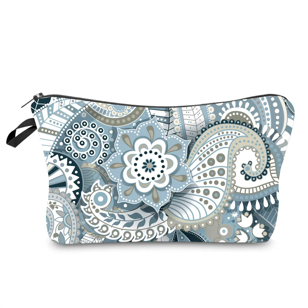 

Hote Sale Waterproof 3D Printing Cosmetic Bags Multi Colors Makeup Organizer Fashion Makeup Case for Traveling, Full printing many types for you choose