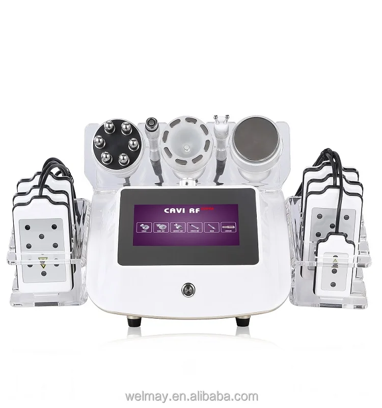 

portable 6 in 1 rf ultrasonic liposuction cavitation slimming machine