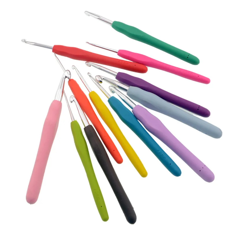 

Top Quality Aluminum Crochet Hook Knitting Needles Crochet Hooks, Colourful