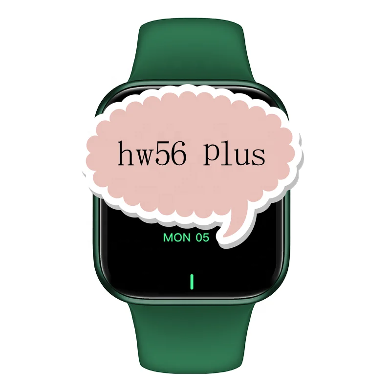 

HW56 plus Smart Watch series 7 Fitness Tracker Split Screen Wireless Charging HW56plus Double Button Custom android Smartwatch