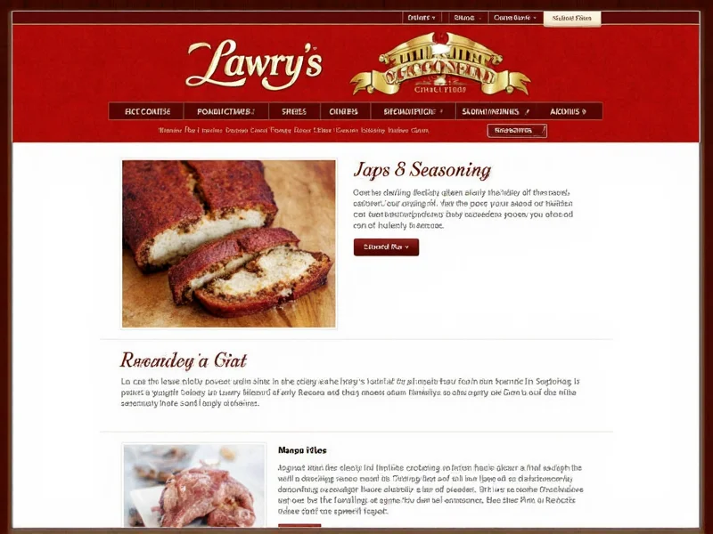 Lawry's Seasoning Official Website: What You'll Find Online