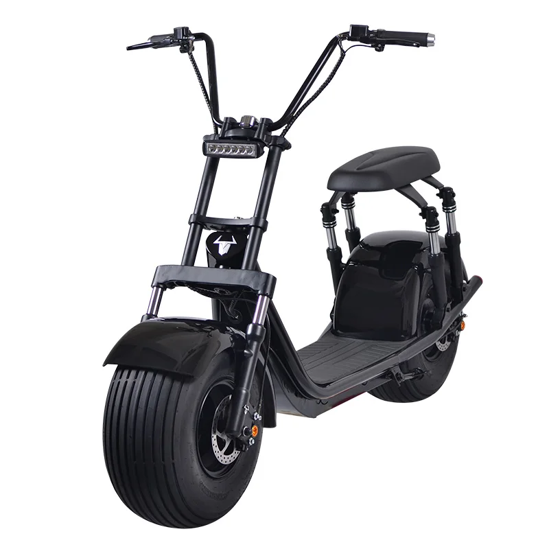 

EEC COC citycoco 2000W 3000W europe warehouse 2020 fat tire electric scooter, Black/purple/gold/customized color