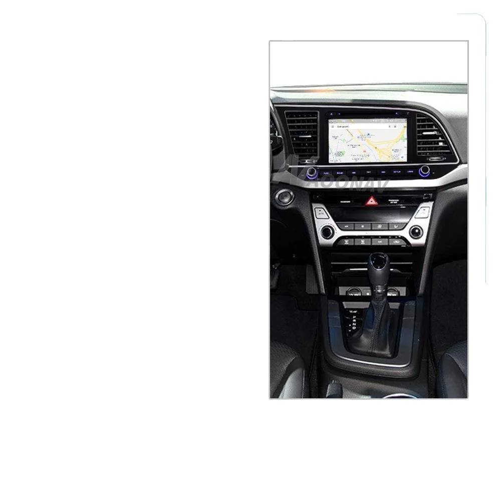 

2DIN Car Radio Fascia for HYUNDAI ELANTRA 2018 LHD Right Hand Drive Stereo Panel GPS DVD Install Surround Trim Frame Dash Kit