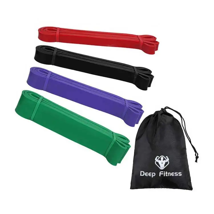 

Pull Up Resistance Bands/ Premium Latex Loop bands /Stretch Workout Exercise Band, Red / black / purple / green