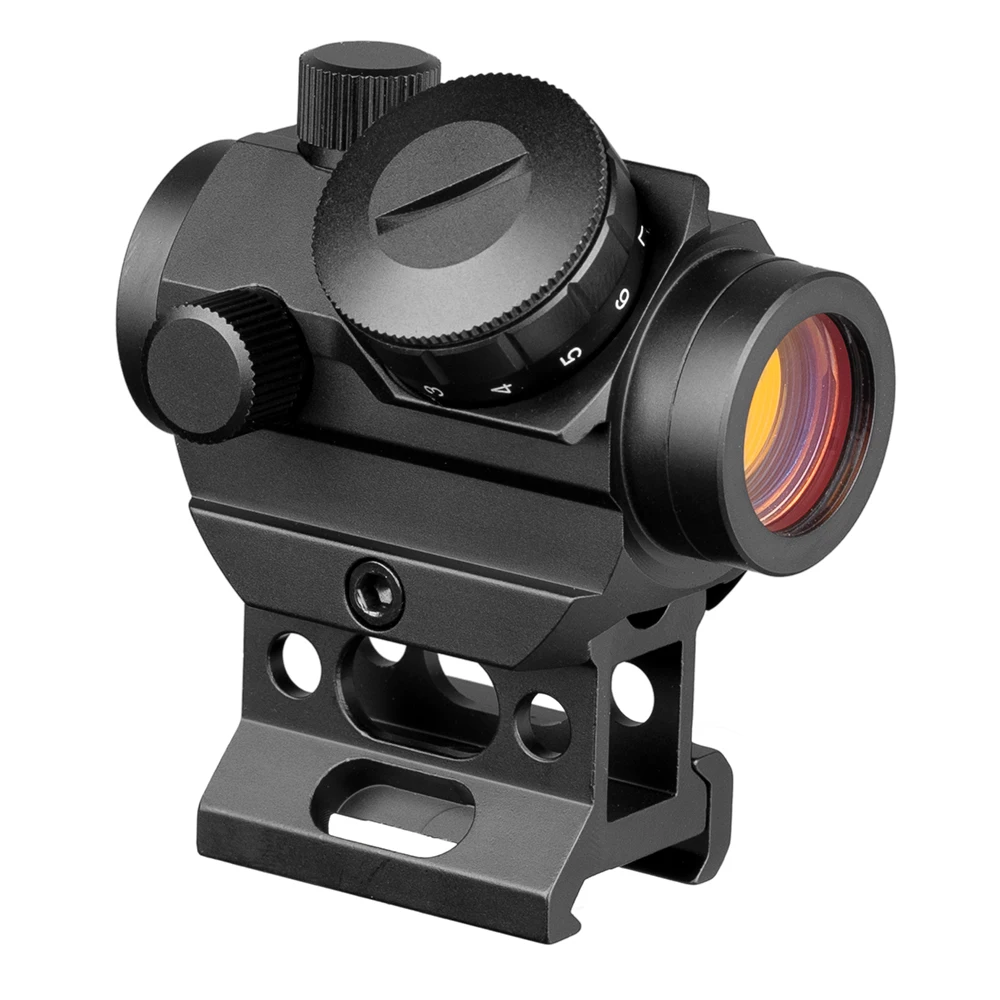 

Red Dot Sight Laser Picatinny Rail Mount 20mm Tactical Hunting M1 Red Dot Sight Airsoft Red Dot Scope With High Mount Rail, Black