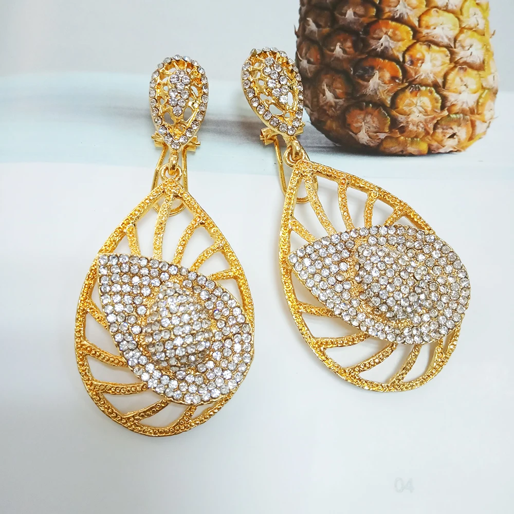 

earrings for women gold high quality drop zircon earrings free shipping vintage earrings