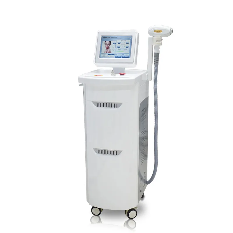 

Diode laser 808nm hair removal skin rejuvenation laser 810nm CE approved, White and grey