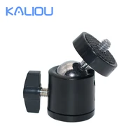 

Kaliou High Quality Mini Ball Head 1/4" Screw Mount For DSLR Camera Stand Tripod Head adapter