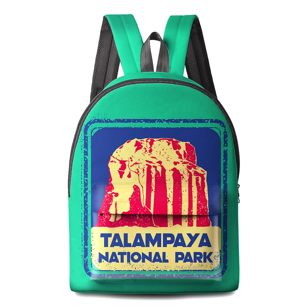 

2022 New Designer Trending Custom Talampaya National Park Logo Recycled Durable Portable Souvenirs Casual Bag For Men's Backpack