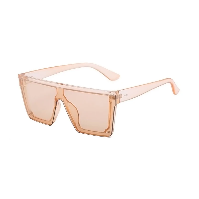 

2021 Hot Sale Custom Logo Fashion Design Square Shade Womens Luxury Oversized Sunglasses Vendors