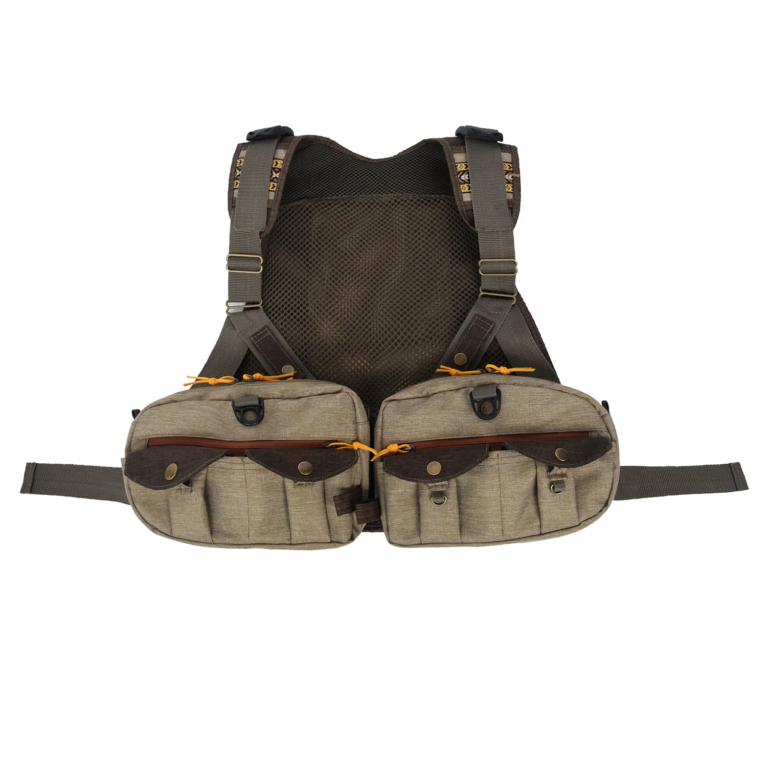 

Wholesale Durable Waterproof Multi-function Adjustable Fishing Vest For Fly Bass Fishing And Outdoor Activities, Khaki