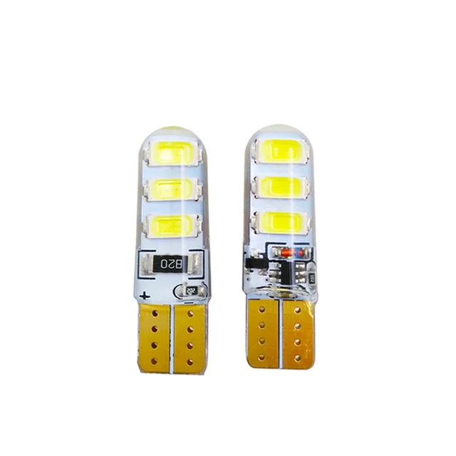 Onelight dc 12ボルト24ボルト作業用車のトラックマルチカラーledランプt10 6ピース5630smd ledチップ電球で点滅