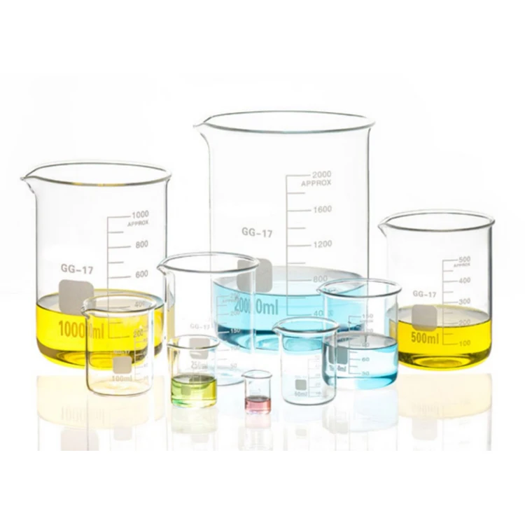 
Lab supplies beaker laboratory glassware glass beaker with different types 