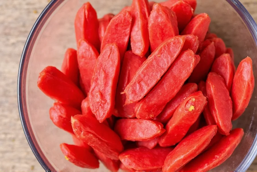 red pickled ginger