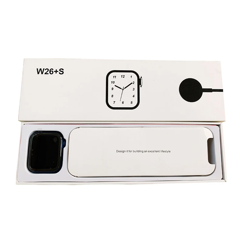 

W26+ S Wireless Charger ECG BT Call Smart Watch IP68 waterproof Men Women for iOS Android iwo Series 6 Smartwatch