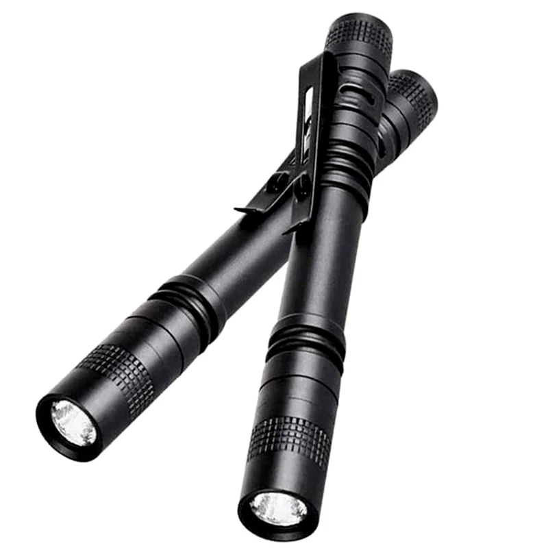 Portable Aluminum Mini Pen Light Slim Lamp LED Mini Flashlights Torch  for Outdoor