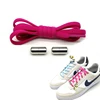 2019 Innovative Shoe Laces 5mm Round Lazy No Tie Shoelaces Elastic Strings with Metal Lock