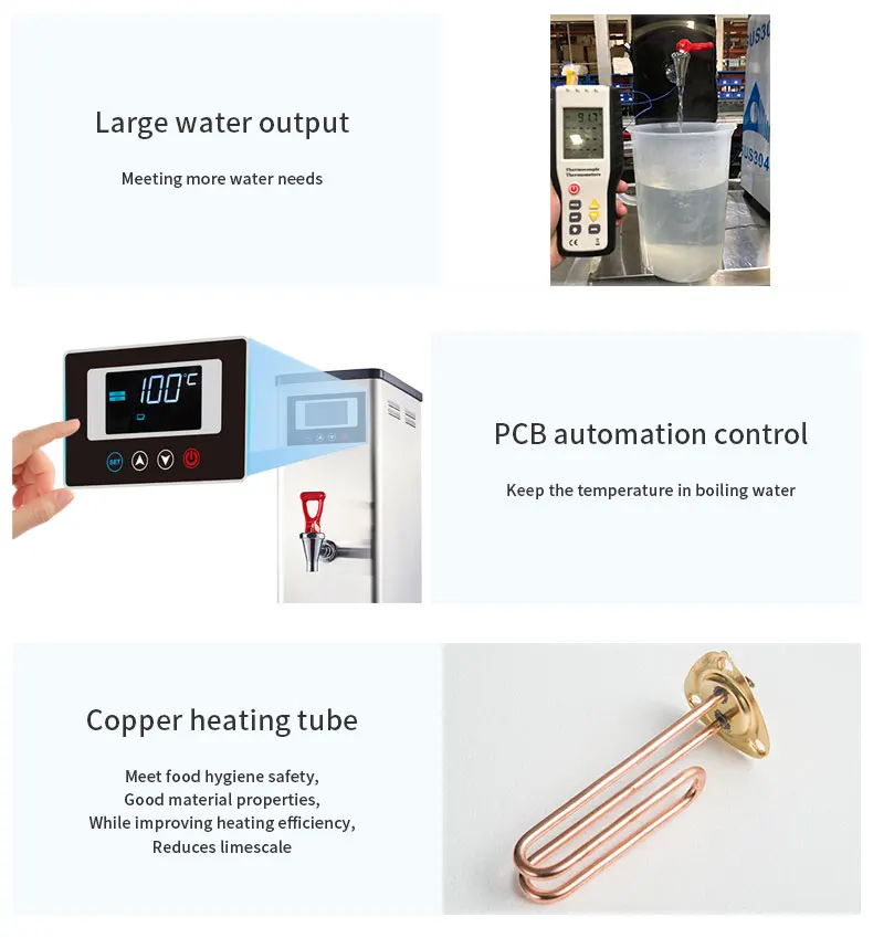 Step Type Commercial Automatic Electric Water Heater Tea Shop Drinking