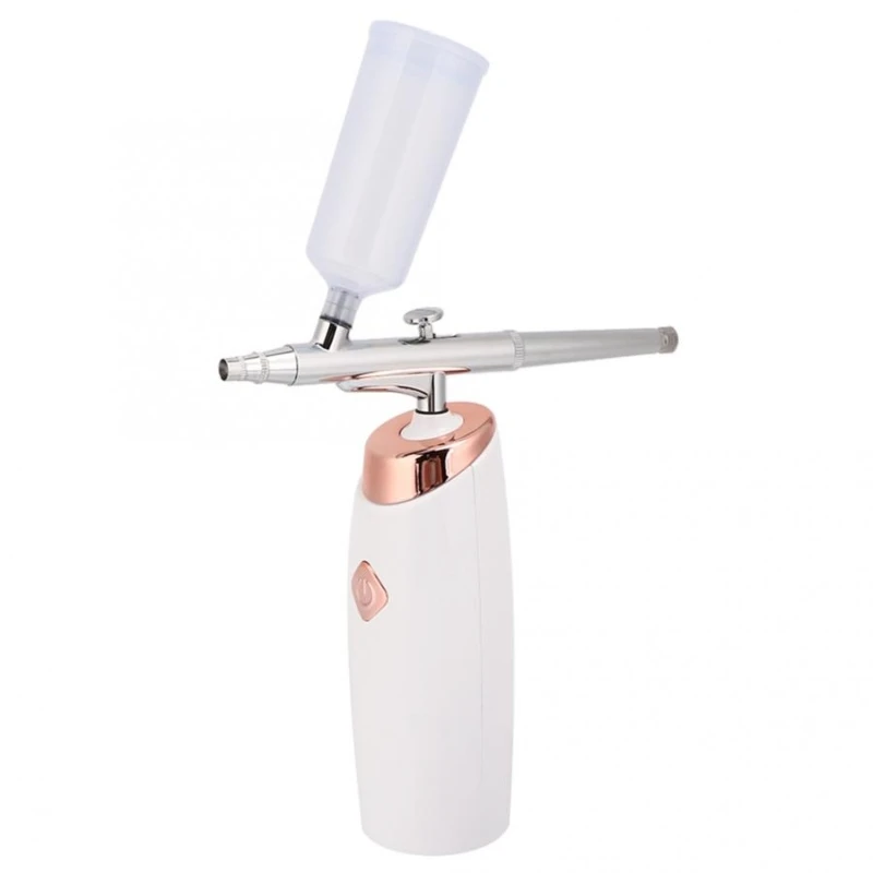 

Color Makeup Set Beauty System Cake Electric Tanning Machine Mini Kit Air Brush With Compressor Airbrush, White