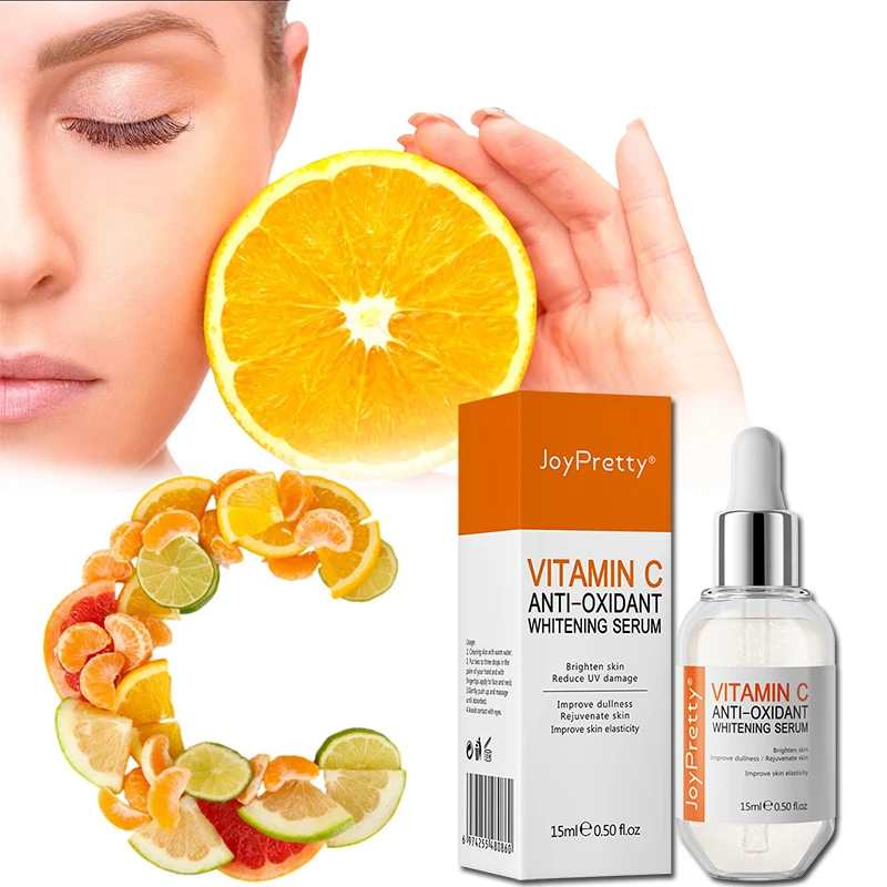 

OEM Private Label Korean Natural Organic Skin Care Face Serum Anti-Wrinkle Anti Aging Moisturizing Whitening Vitamin C Serum