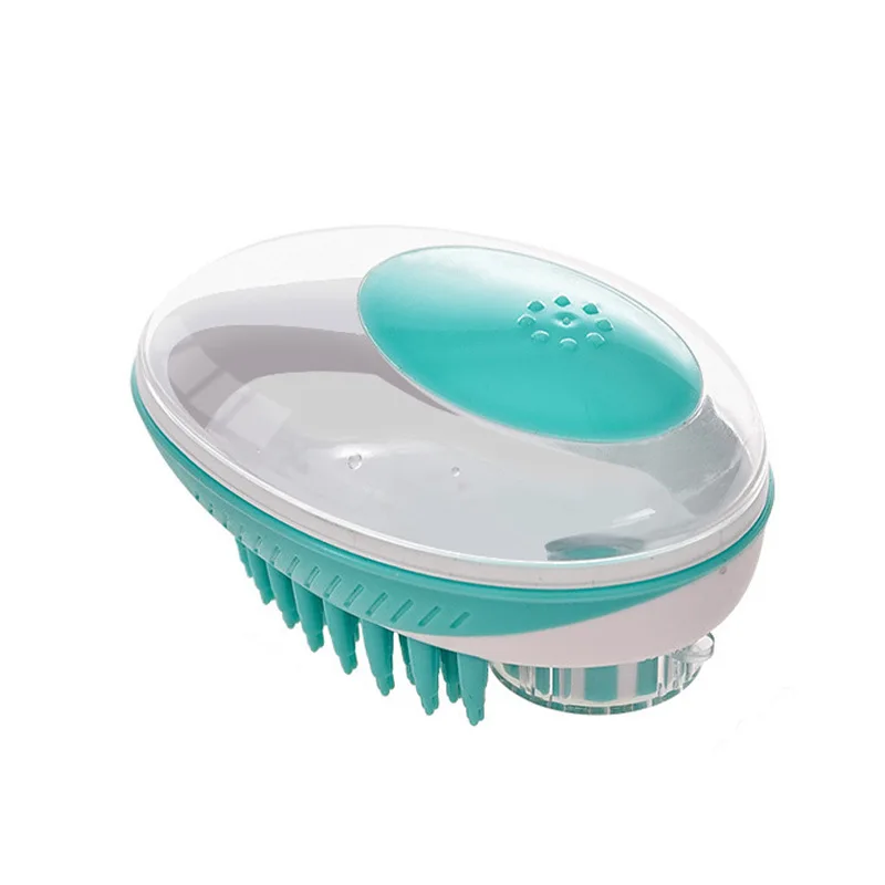 

pet brush bath massage brush small and medium-sized cat and dog general bath brush, Picture showed