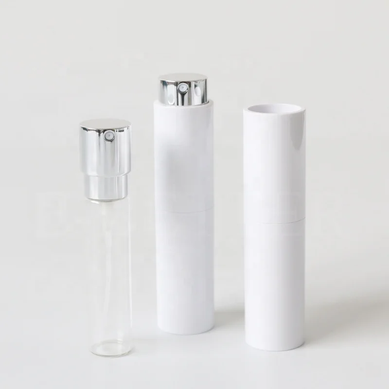 

20ml white twist perfume spray bottle travel portable perfume bottle atomizer