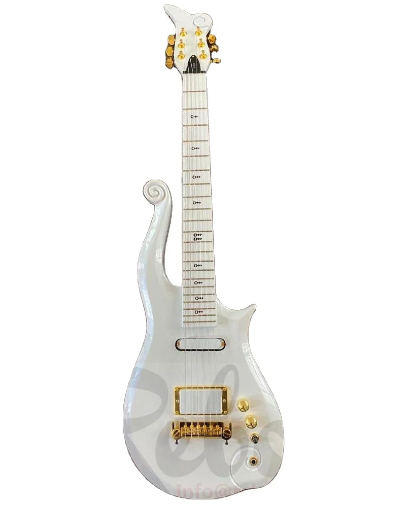 

Weifang rebon 6 string Cloud Prince Electric Guitar in white colour