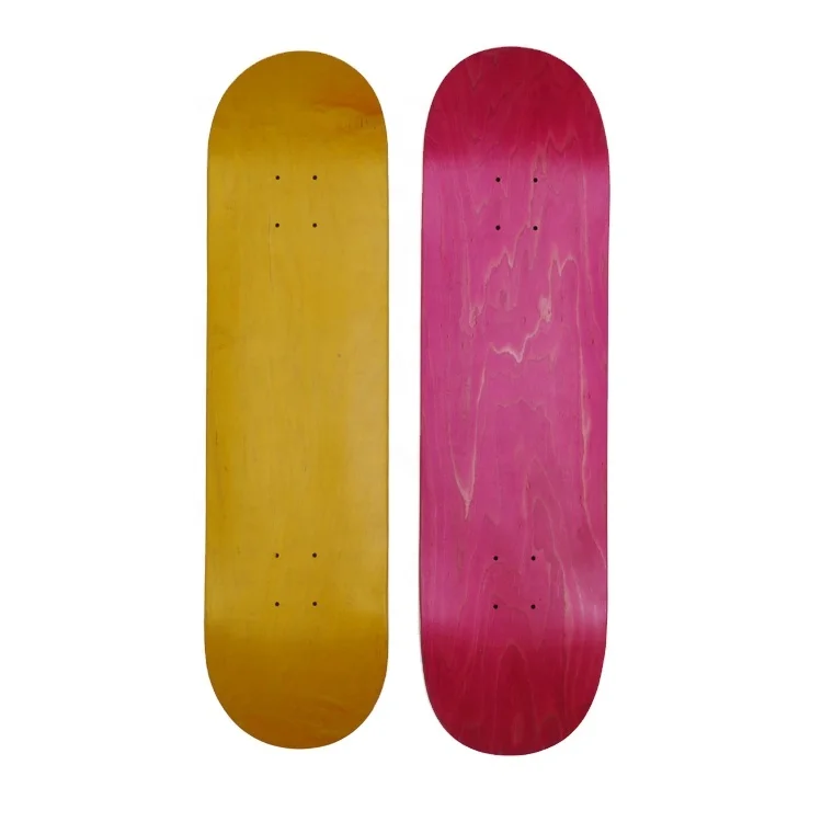 

1-7 veneer stain 7 layer 100% Canadian maple 8.0 8.25 inch blank skateboard decks