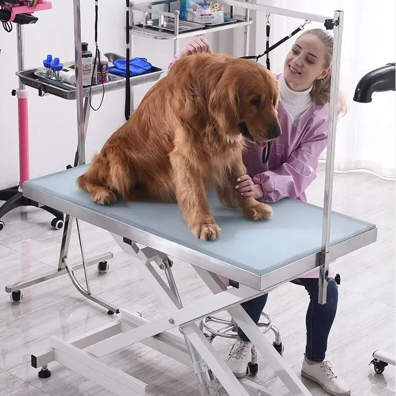 

LED Type Pets Cross-lifting Electric Grooming Table LED-111Table Groom, Pink/ black/ purple/ green/ blue