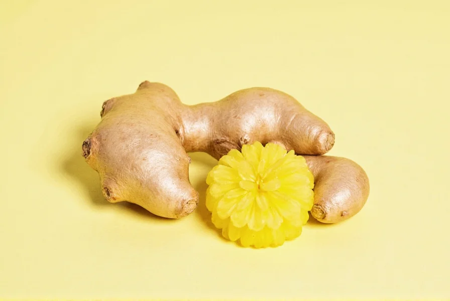 Ginger tea with lemon slice for digestive relief